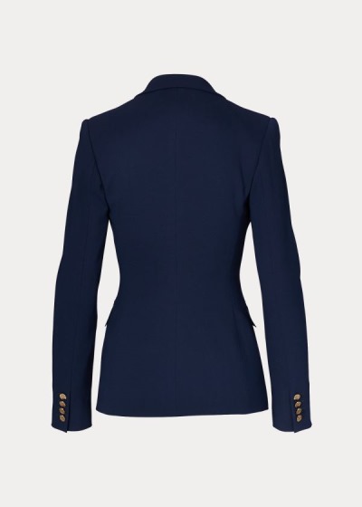 Blazer Ralph Lauren Mujer Azul Marino - The RL Stretch Wool - YMZBJ3504